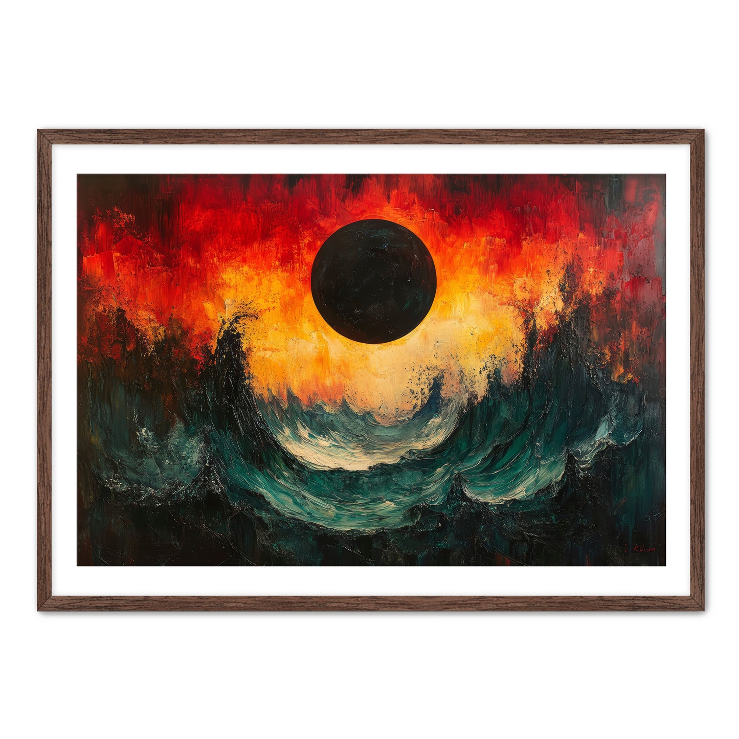 Black Moon Tide Wall Art