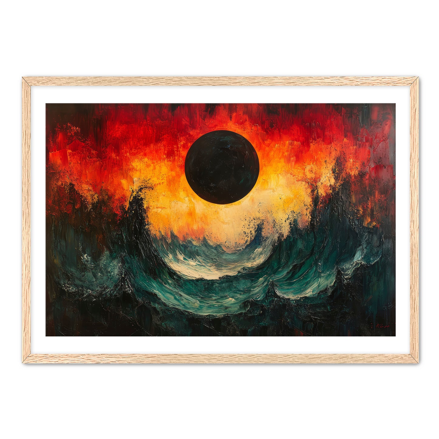 Black Moon Tide Wall Art
