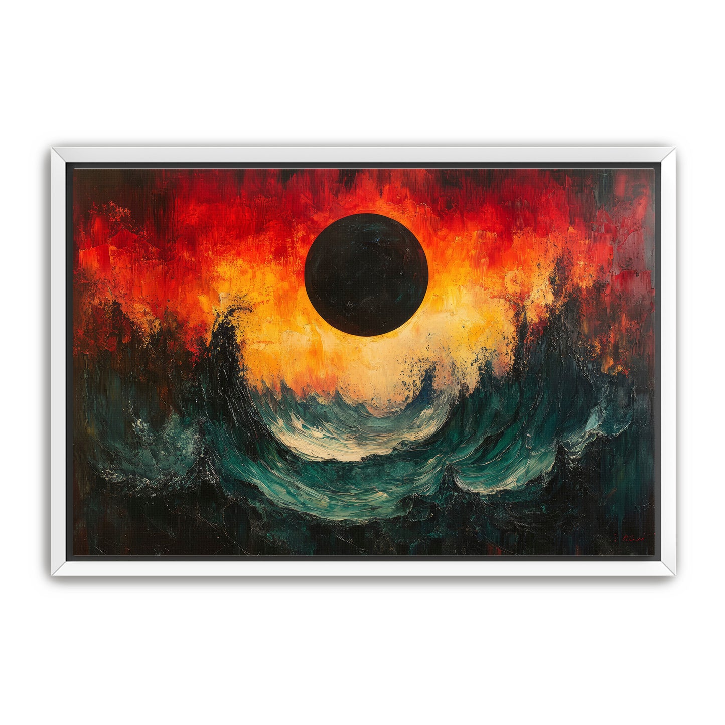 Black Moon Tide Wall Art