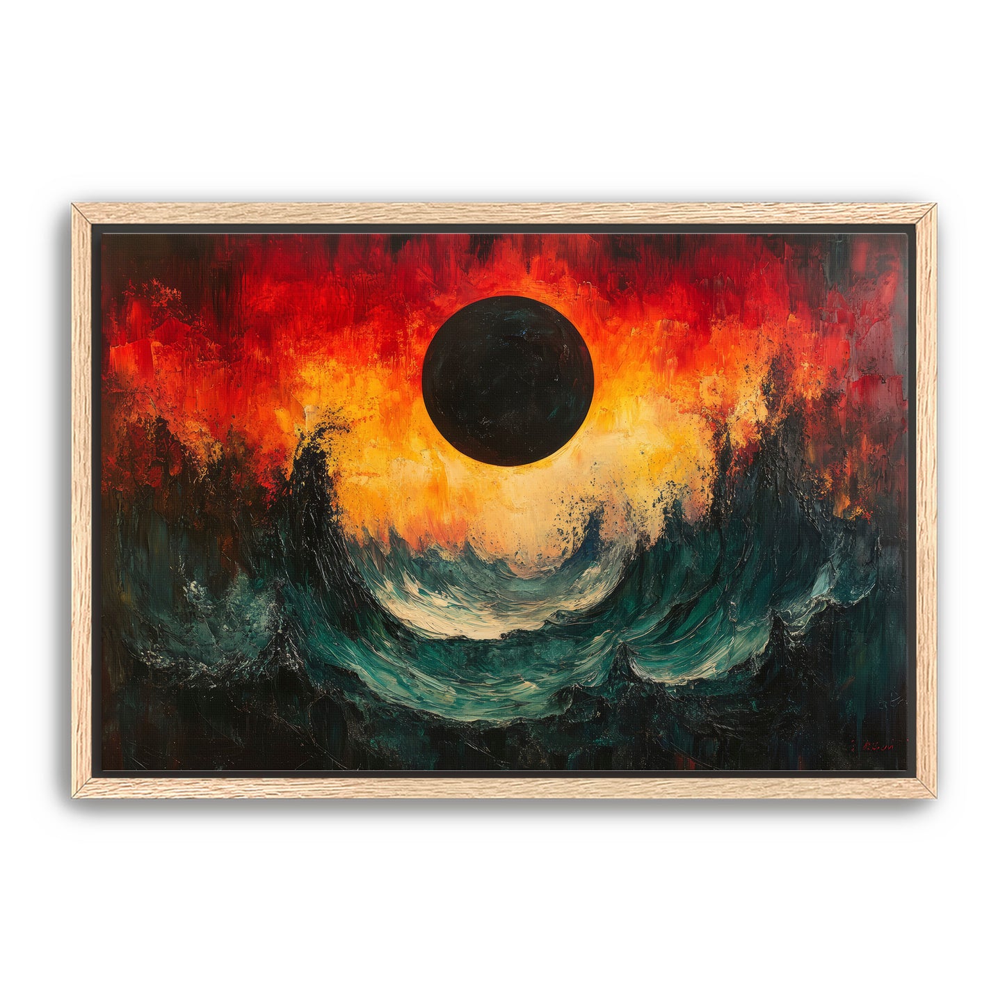 Black Moon Tide Wall Art