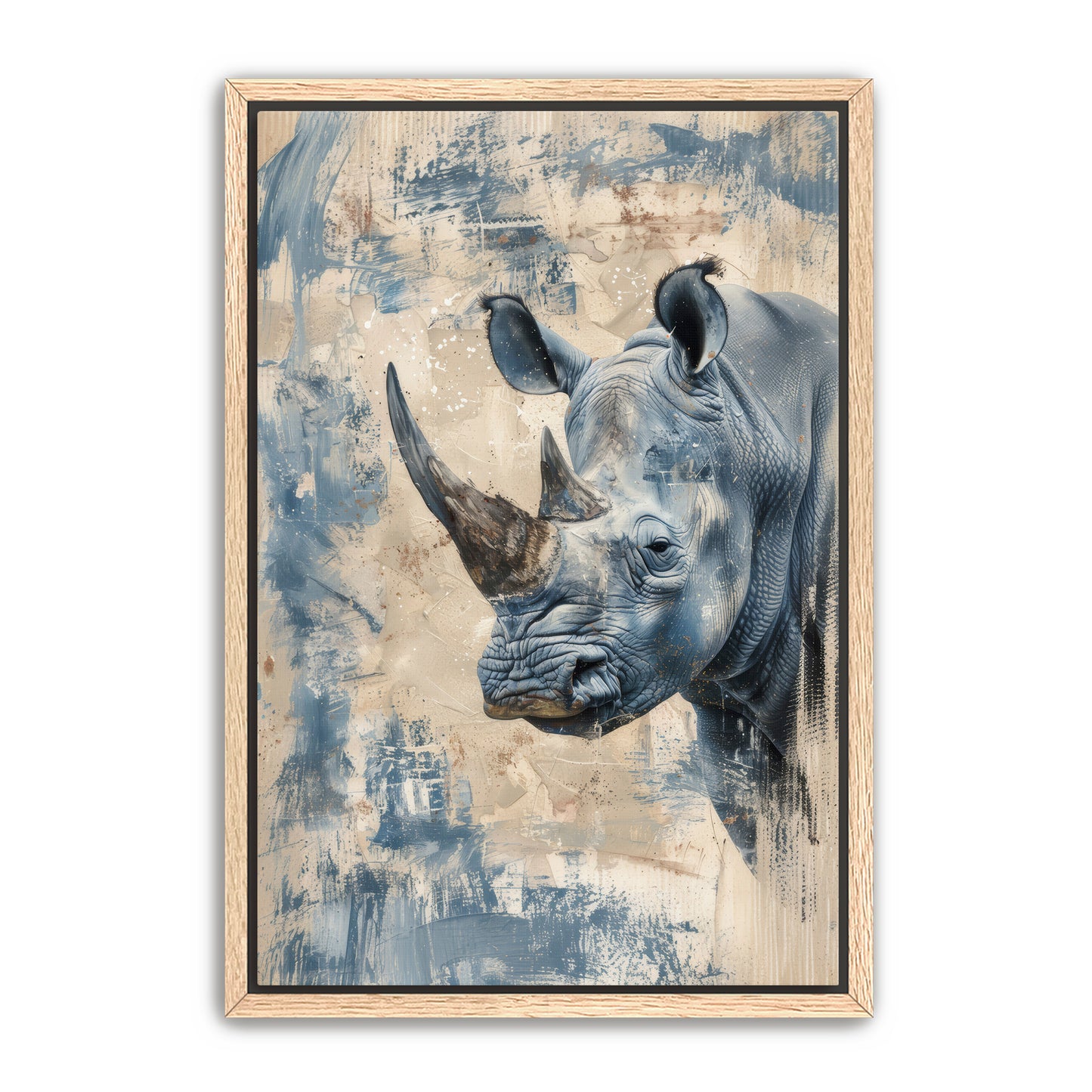 Blue Rhino Wall Art