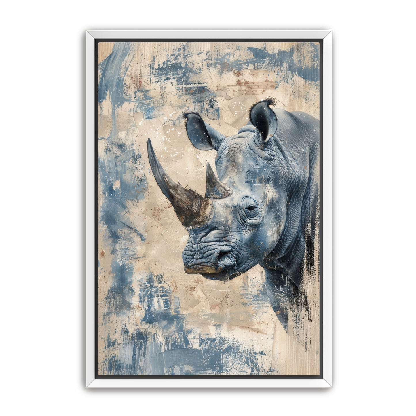 Blue Rhino Wall Art