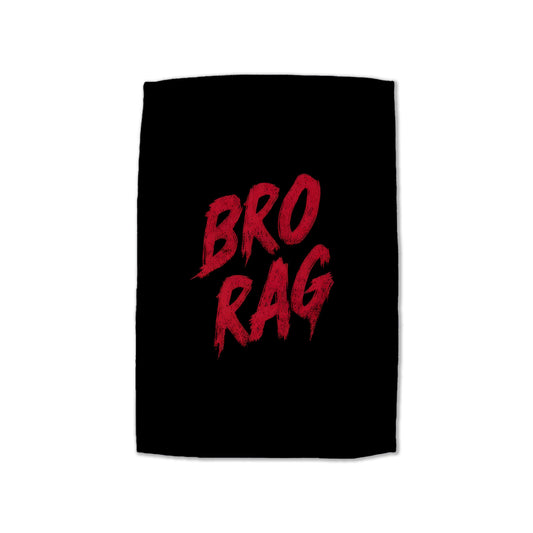 Bro Rag On Black Hand Towel