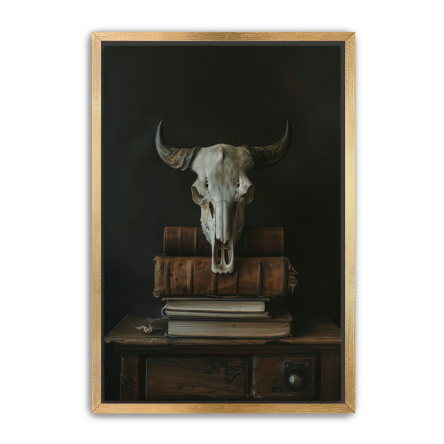 Buffalo and Books Wall Art