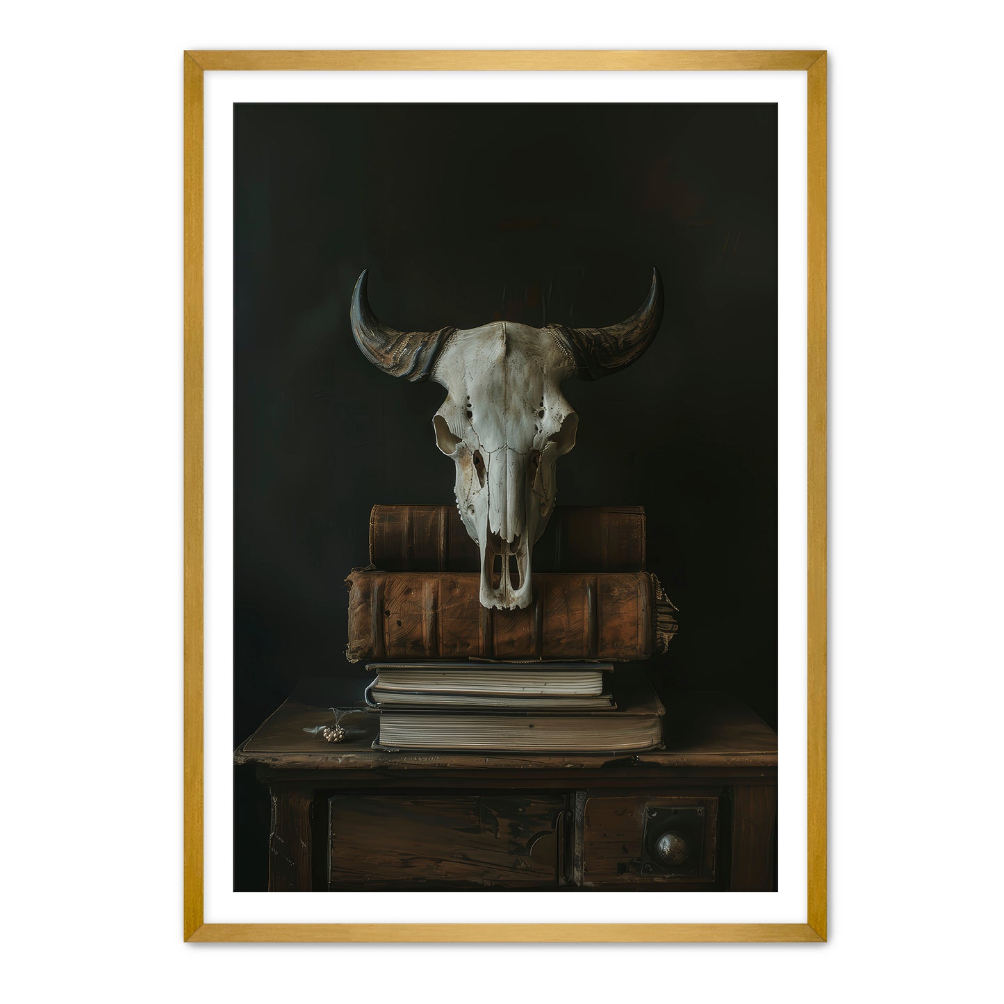 Buffalo and Books Wall Art