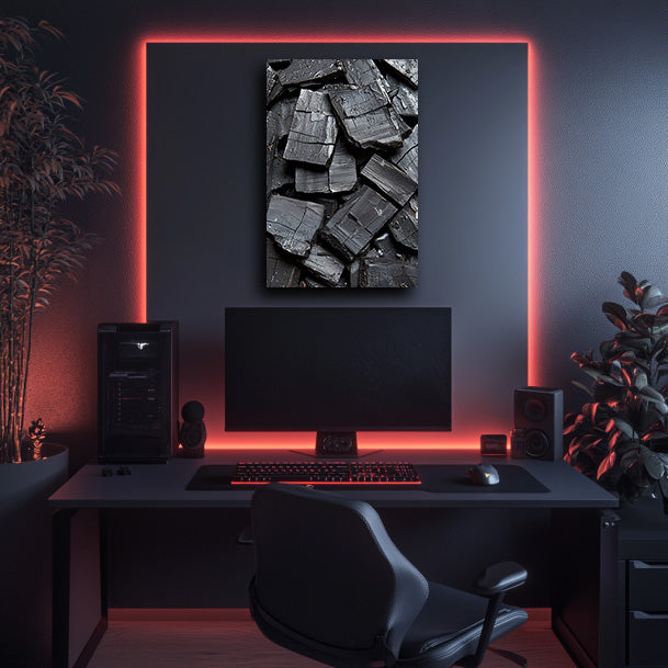 Burnt Bark Wall Art