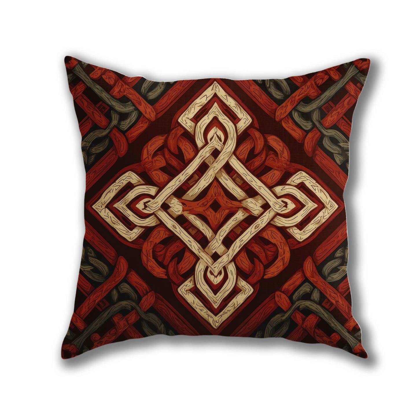 Celtic Knot Tapestry Pillow