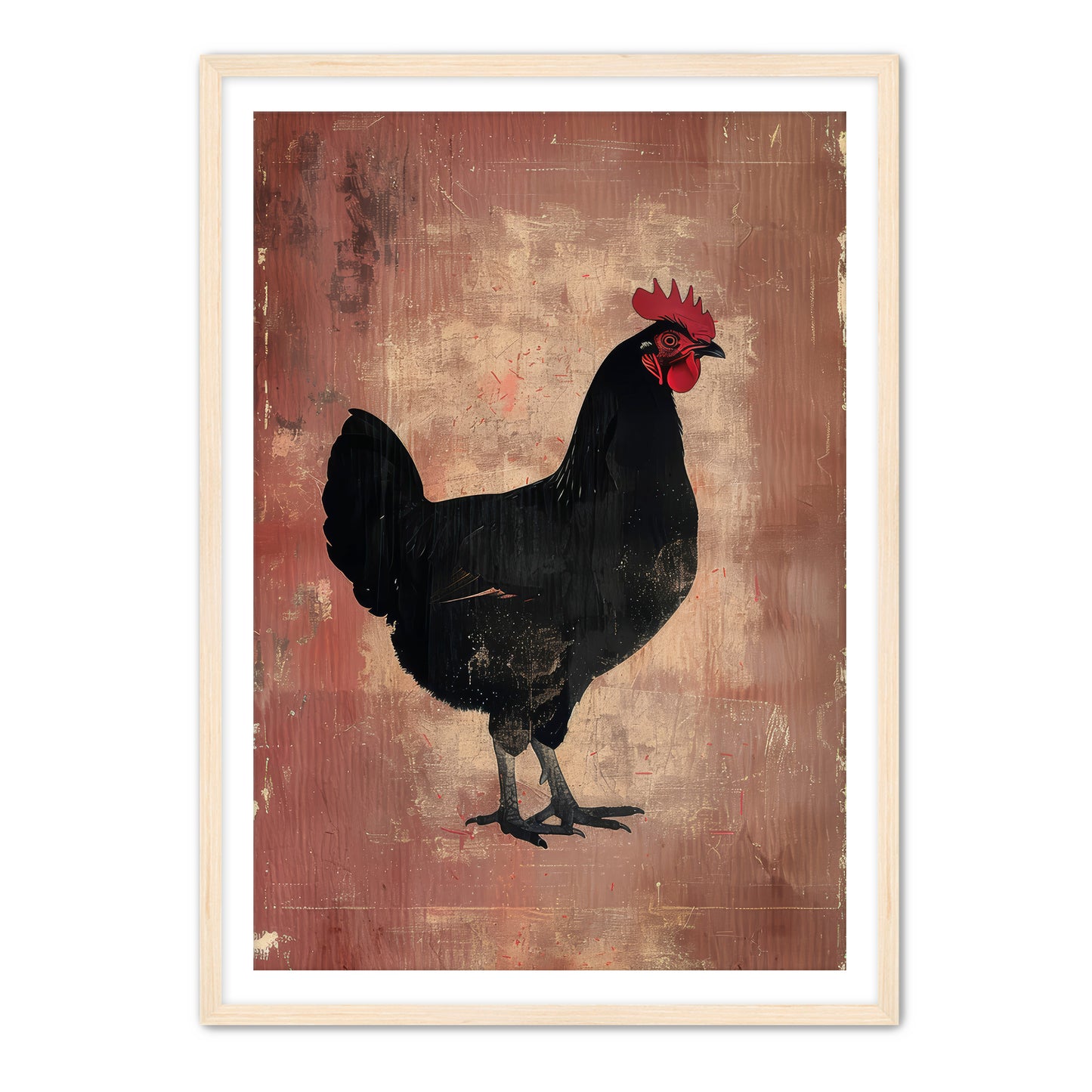 Chicken Dat Way Wall Art