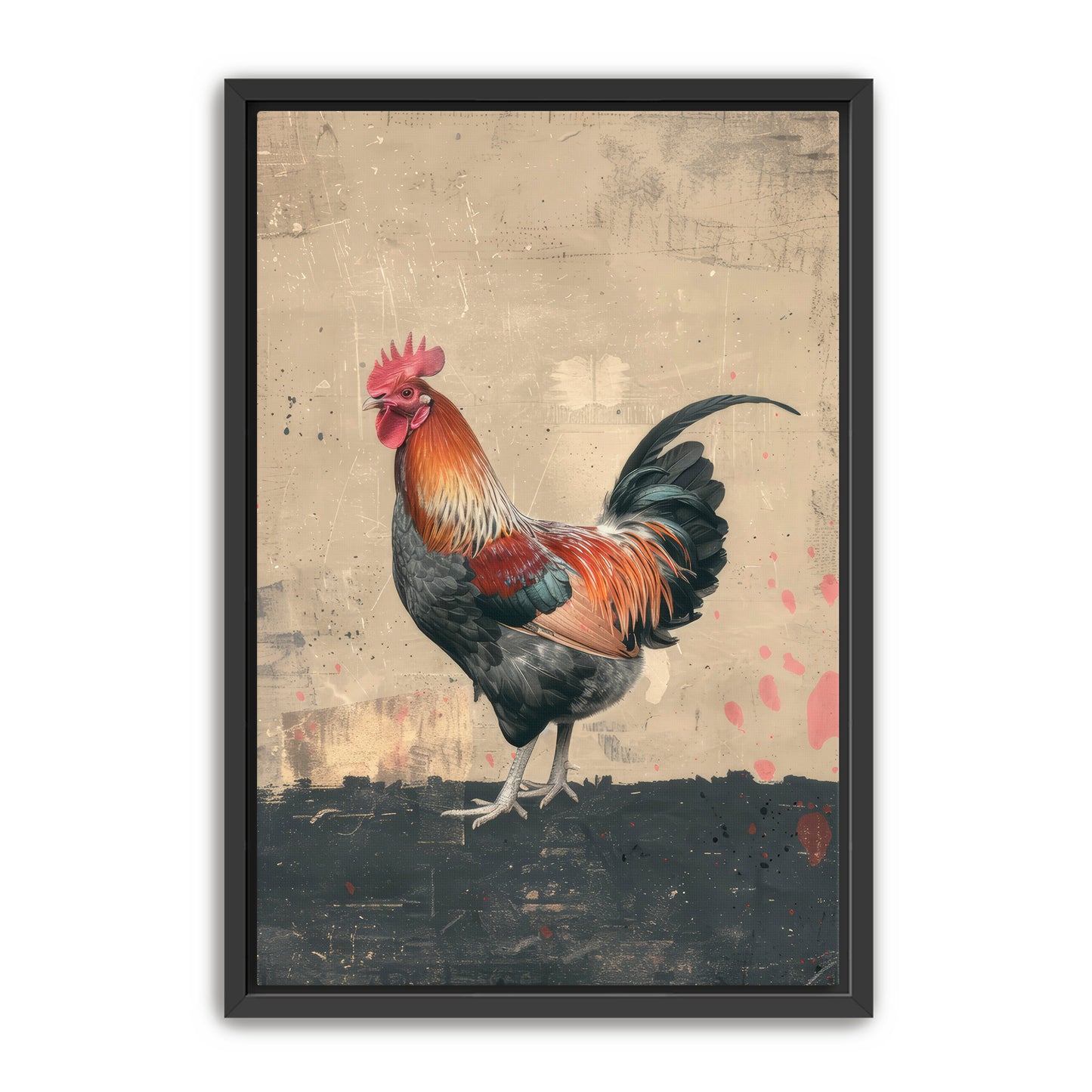 Chicken Dis Way Wall Art