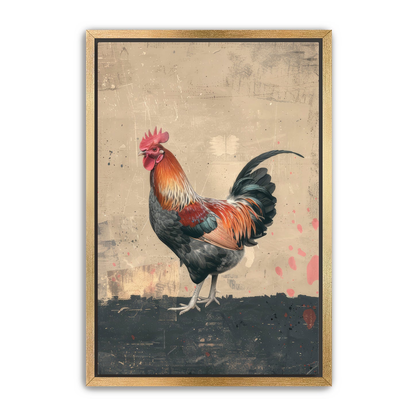 Chicken Dis Way Wall Art