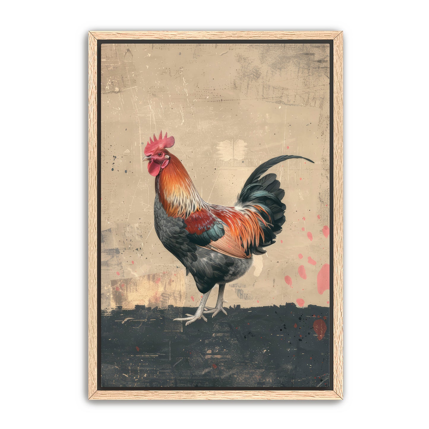 Chicken Dis Way Wall Art