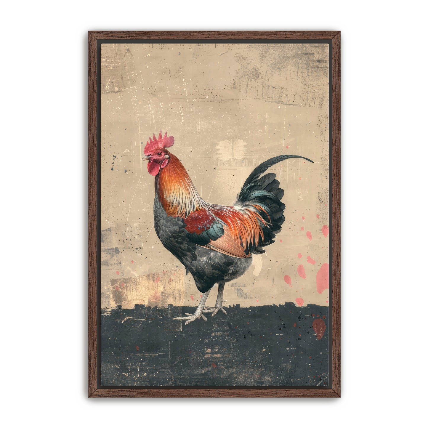 Chicken Dis Way Wall Art