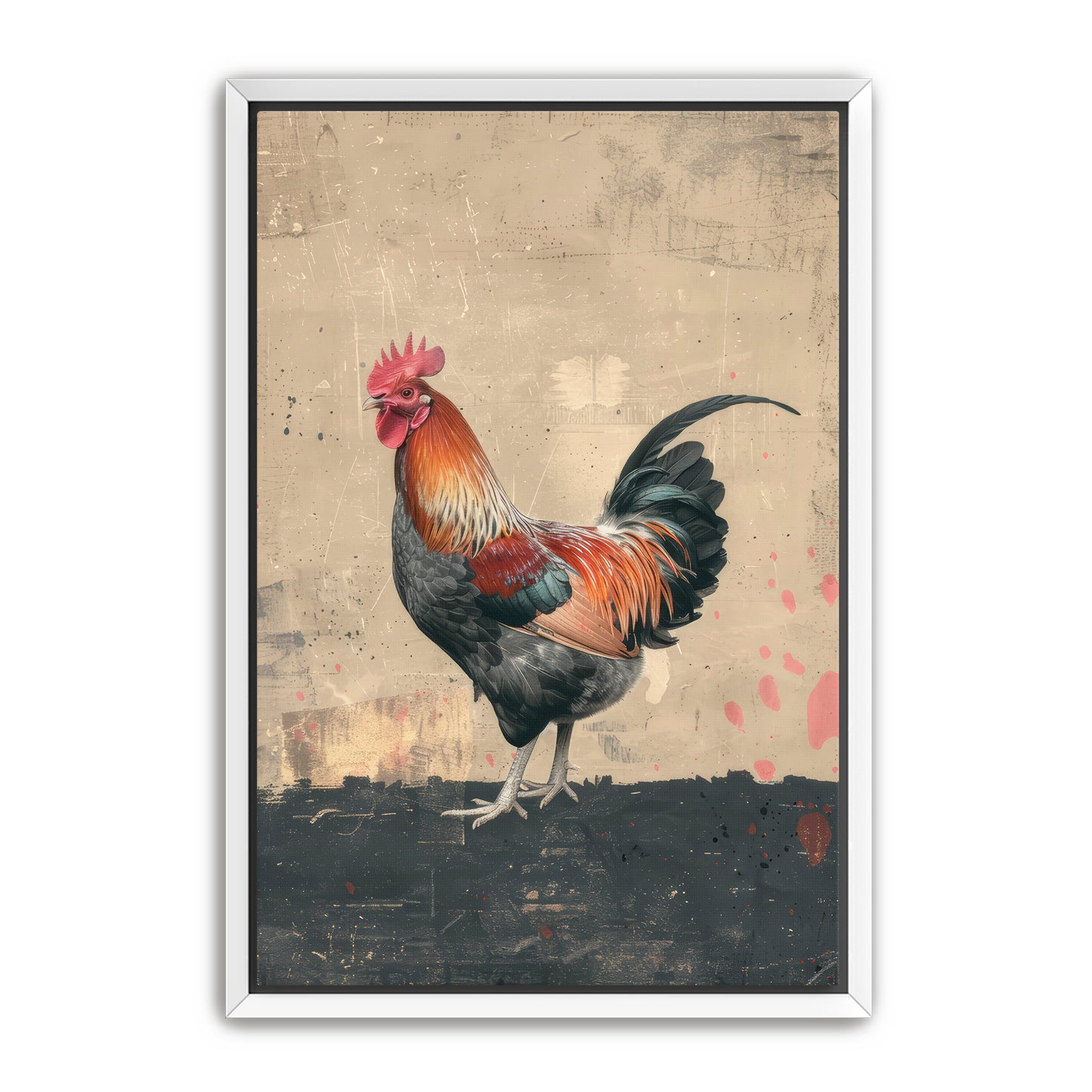 Chicken Dis Way Wall Art