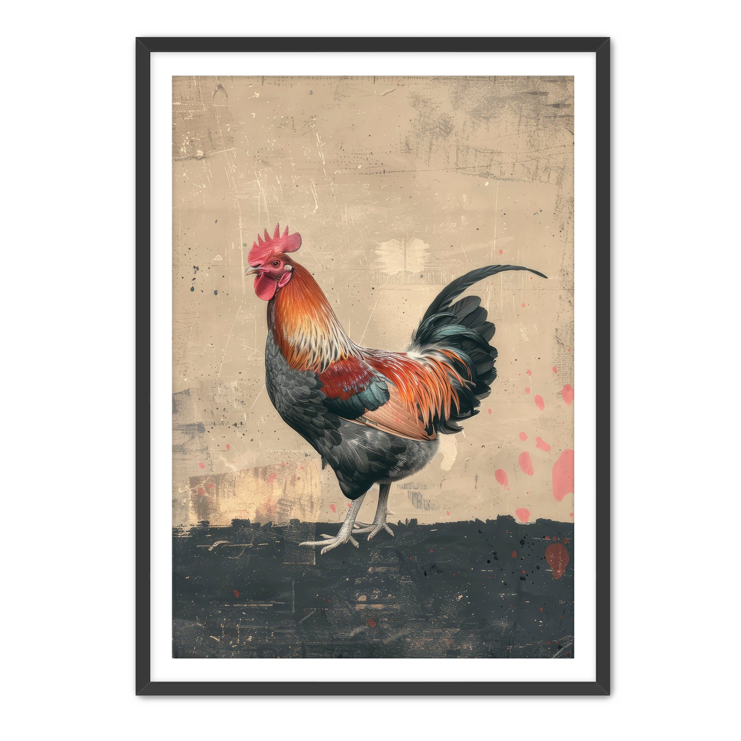 Chicken Dis Way Wall Art