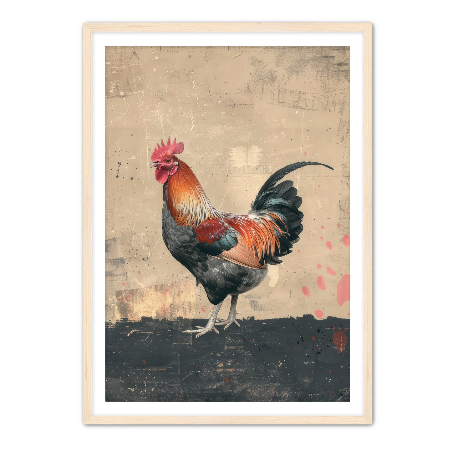 Chicken Dis Way Wall Art