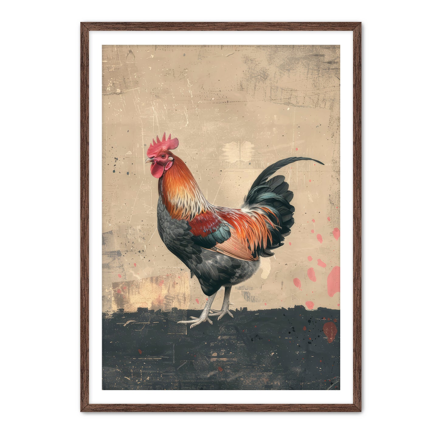 Chicken Dis Way Wall Art