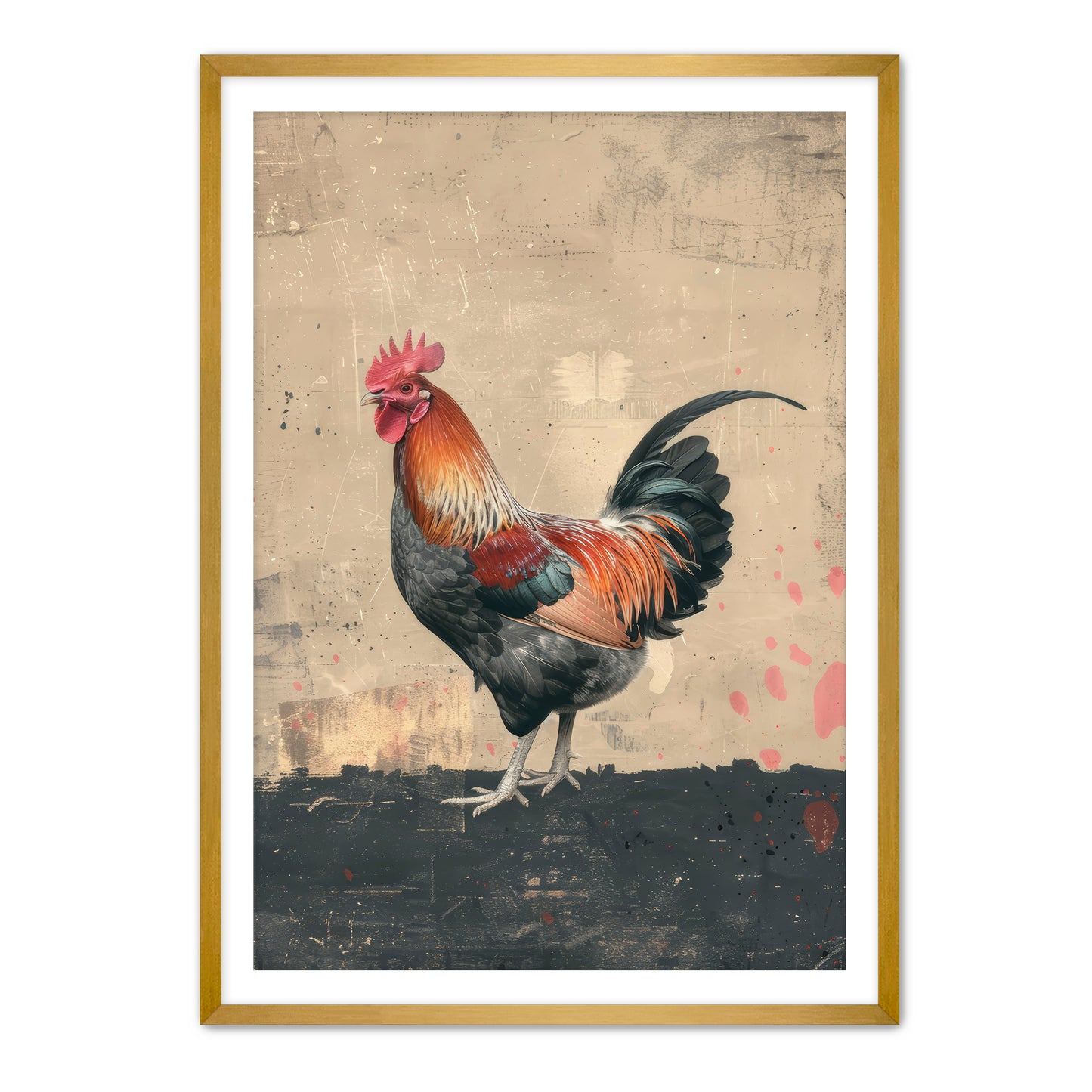 Chicken Dis Way Wall Art