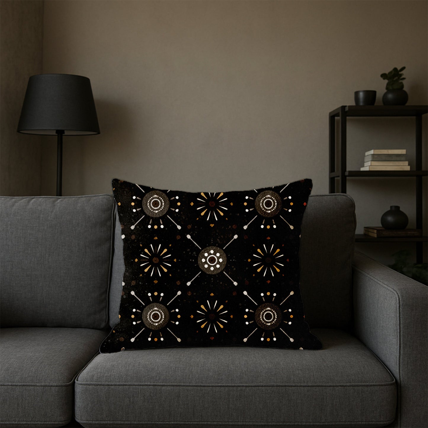 Cosmic Pattern Burst Pillow