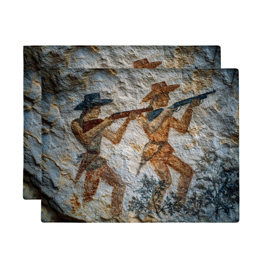 Cowboy Cave Paintings Placemat