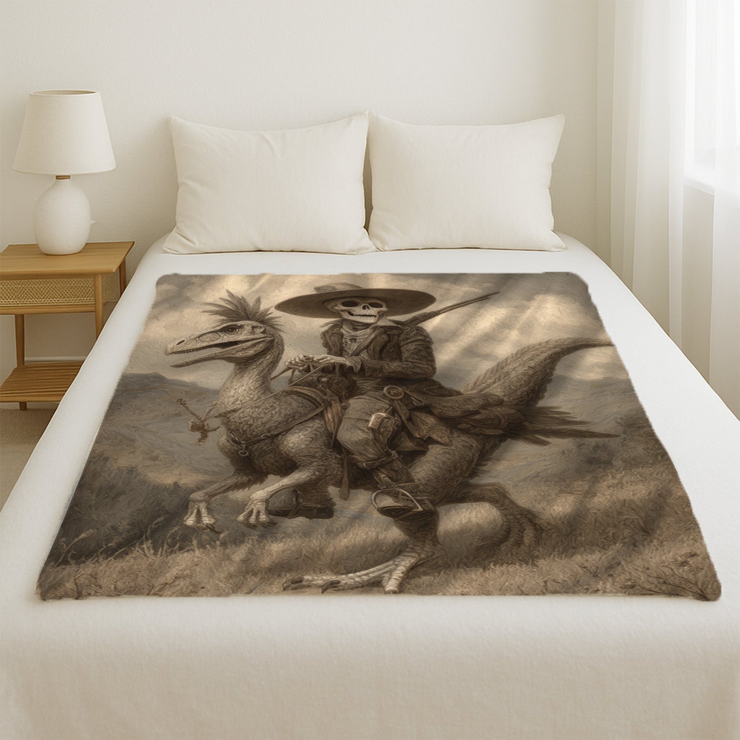 Cowboy Skeleton Blanket