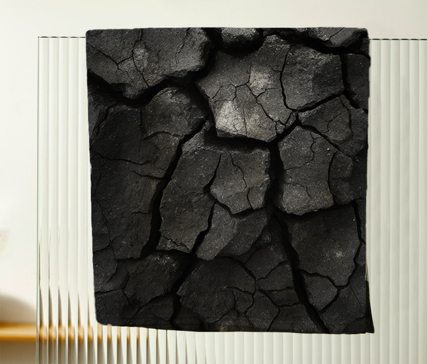 Cracked Earth Surface Hand Towel