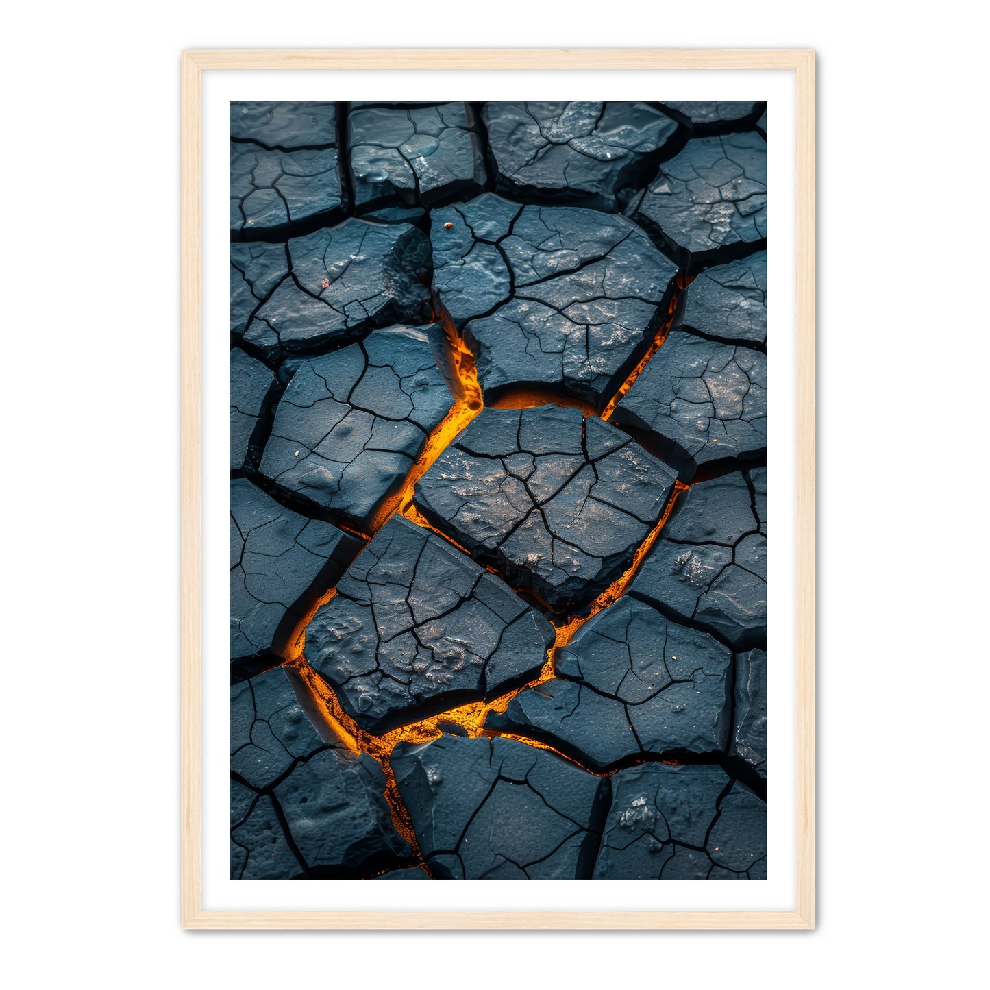 Cracks and Brimstone Wall Art