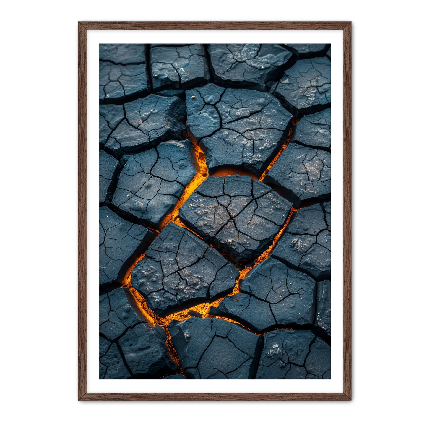 Cracks and Brimstone Wall Art