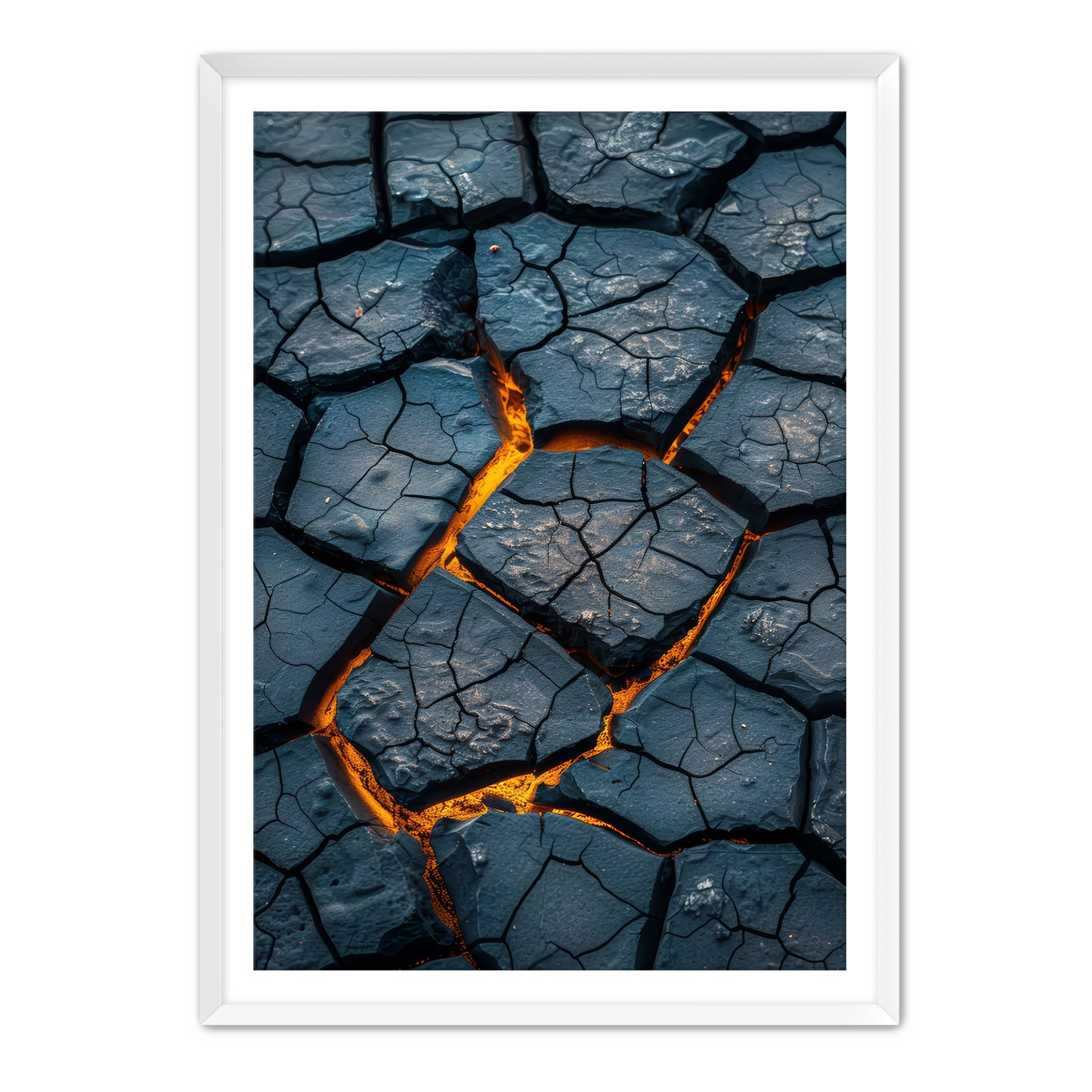 Cracks and Brimstone Wall Art