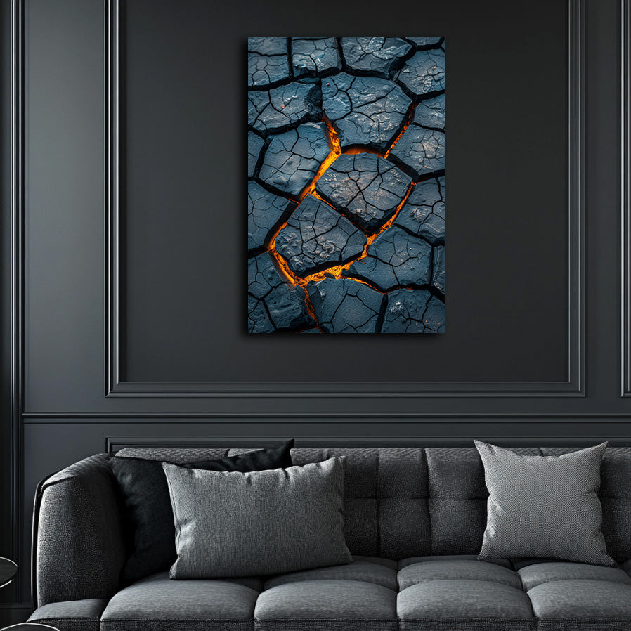 Cracks and Brimstone Wall Art