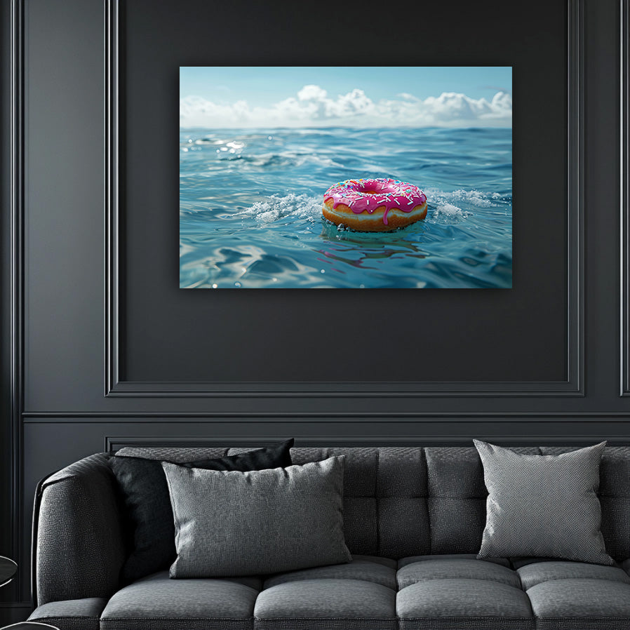 Donut Drown Wall Art