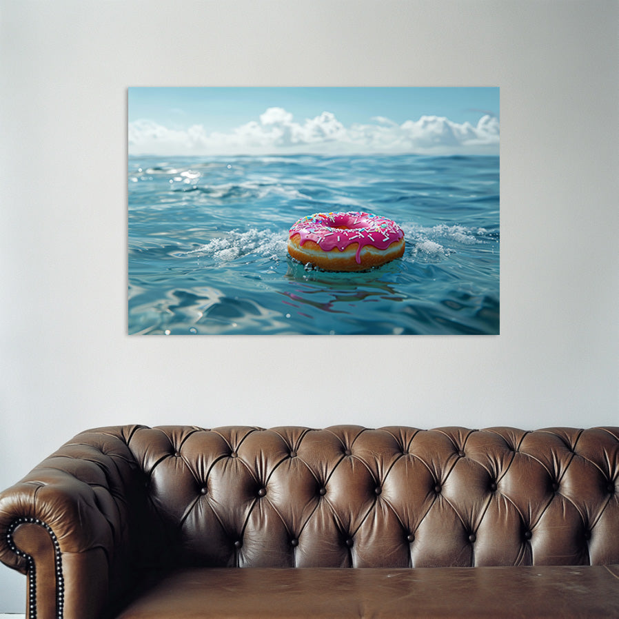 Donut Drown Wall Art