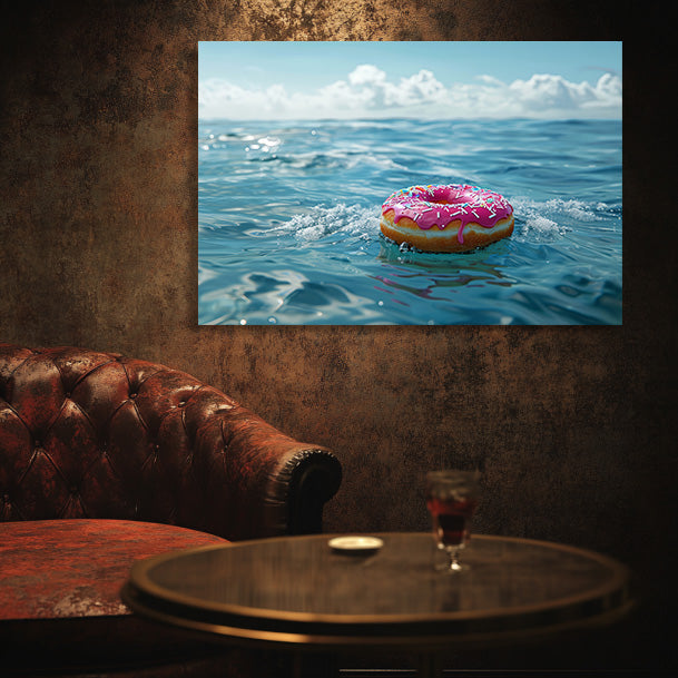 Donut Drown Wall Art