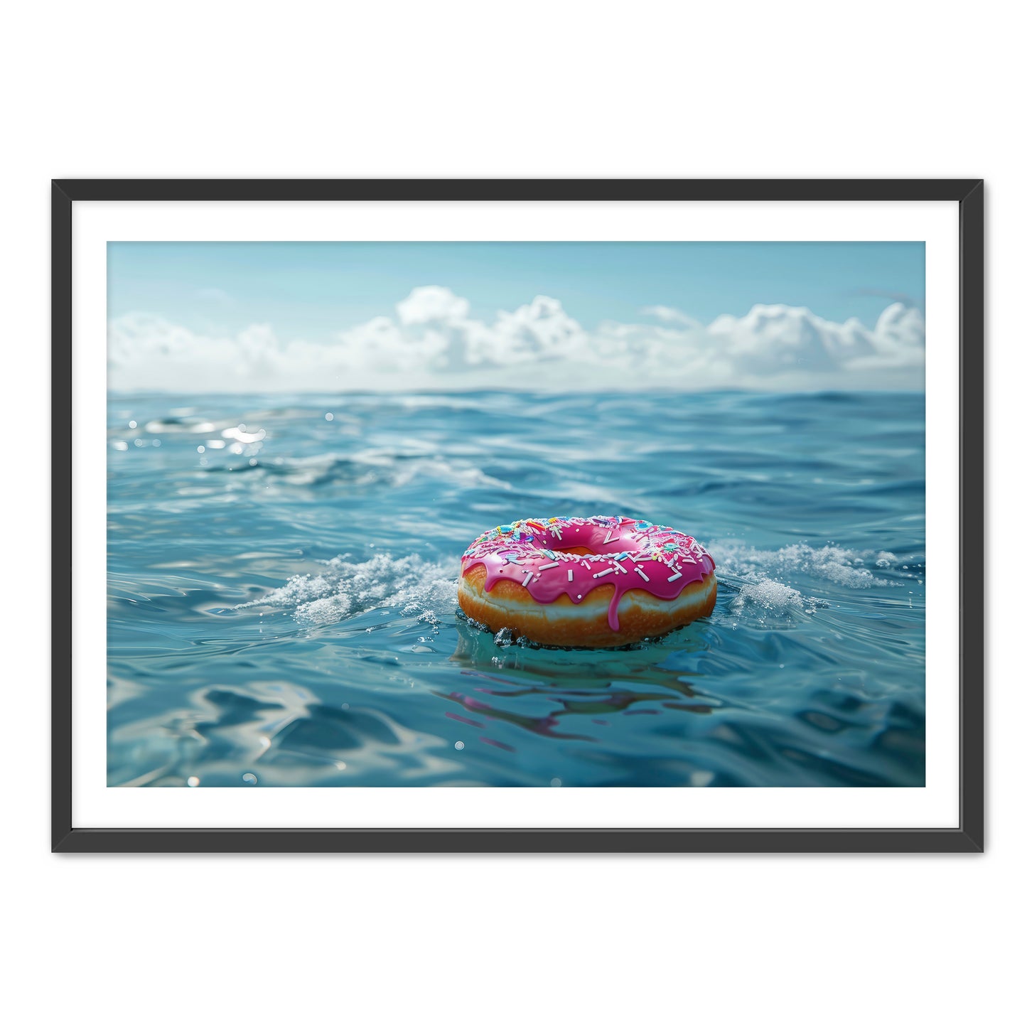Donut Drown Wall Art