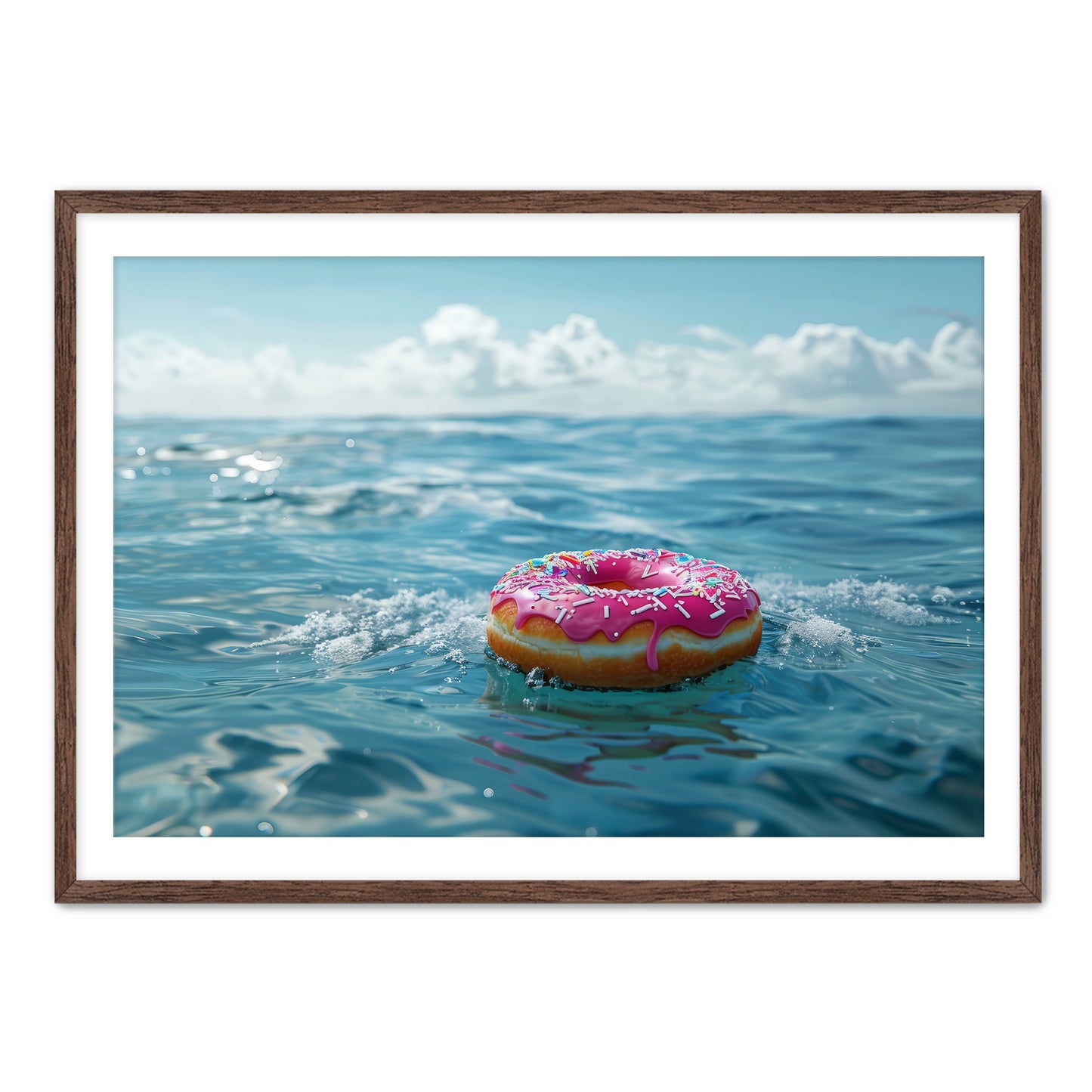 Donut Drown Wall Art