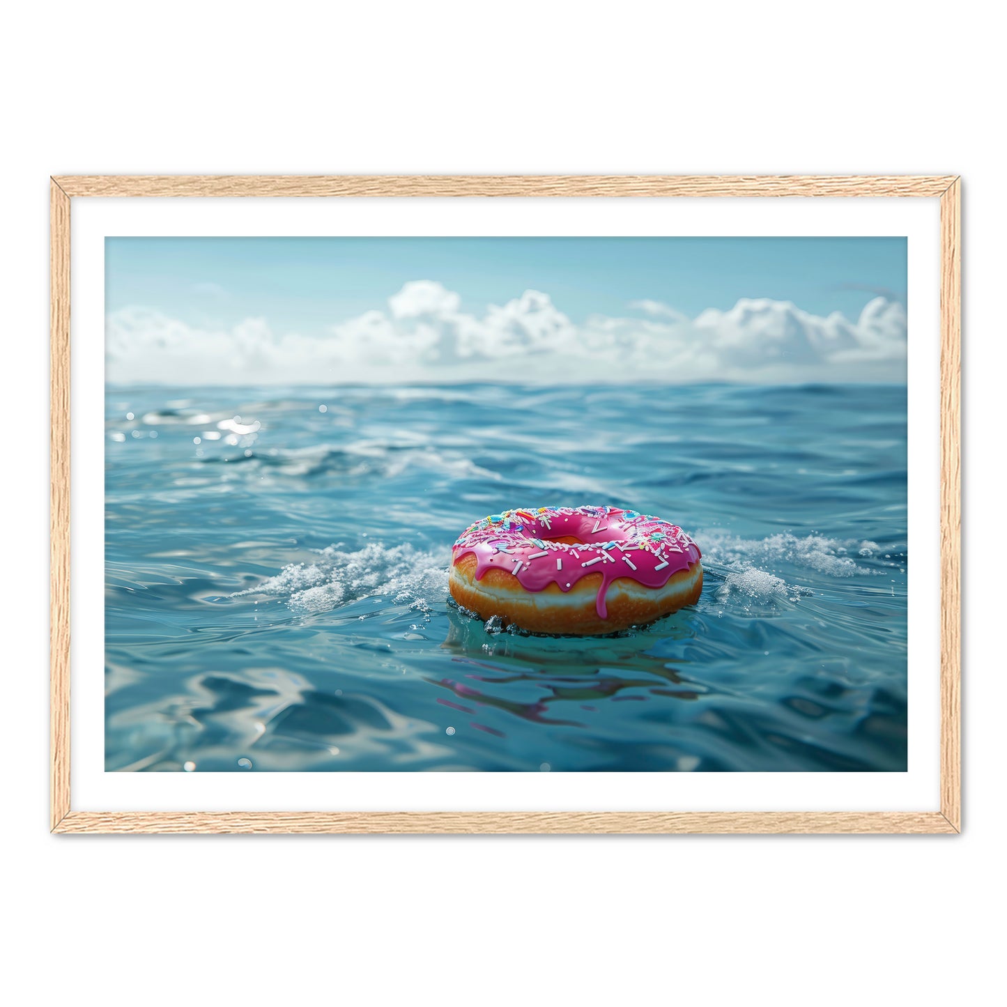 Donut Drown Wall Art