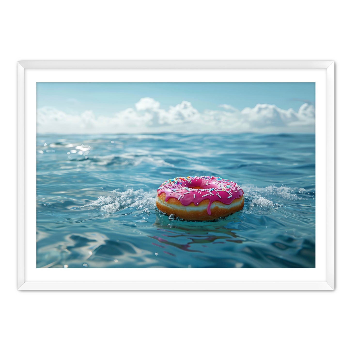 Donut Drown Wall Art