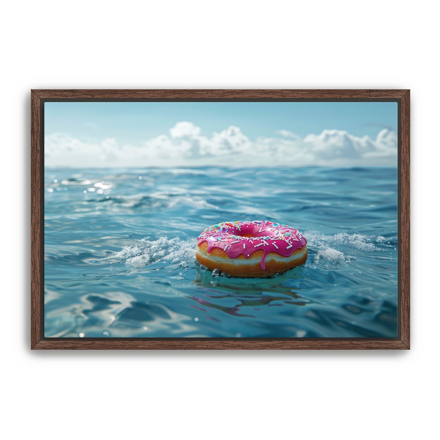 Donut Drown Wall Art