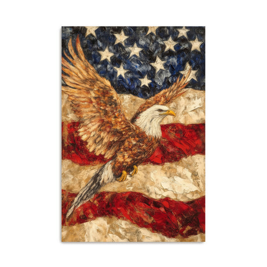 Eagle Soars Proudly Wall Art