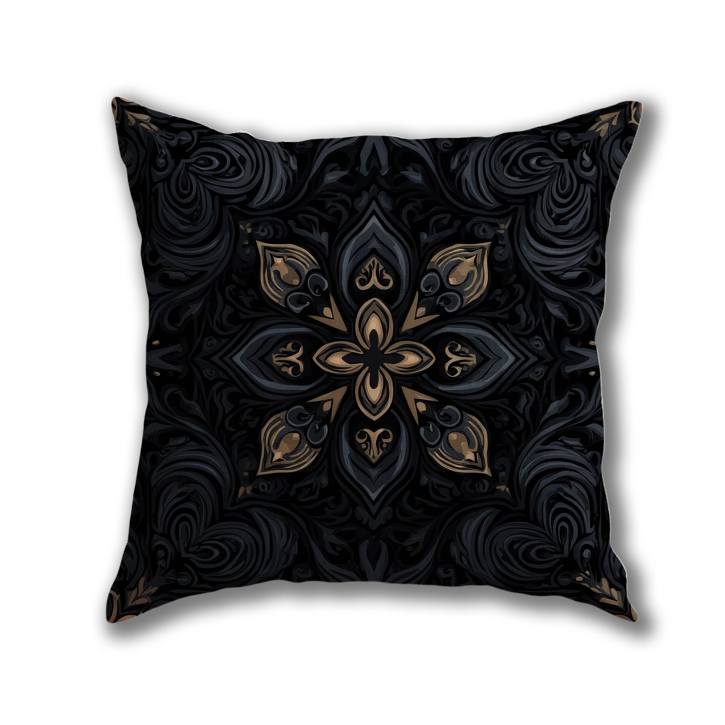 Elegant Swirl Pattern Pillow