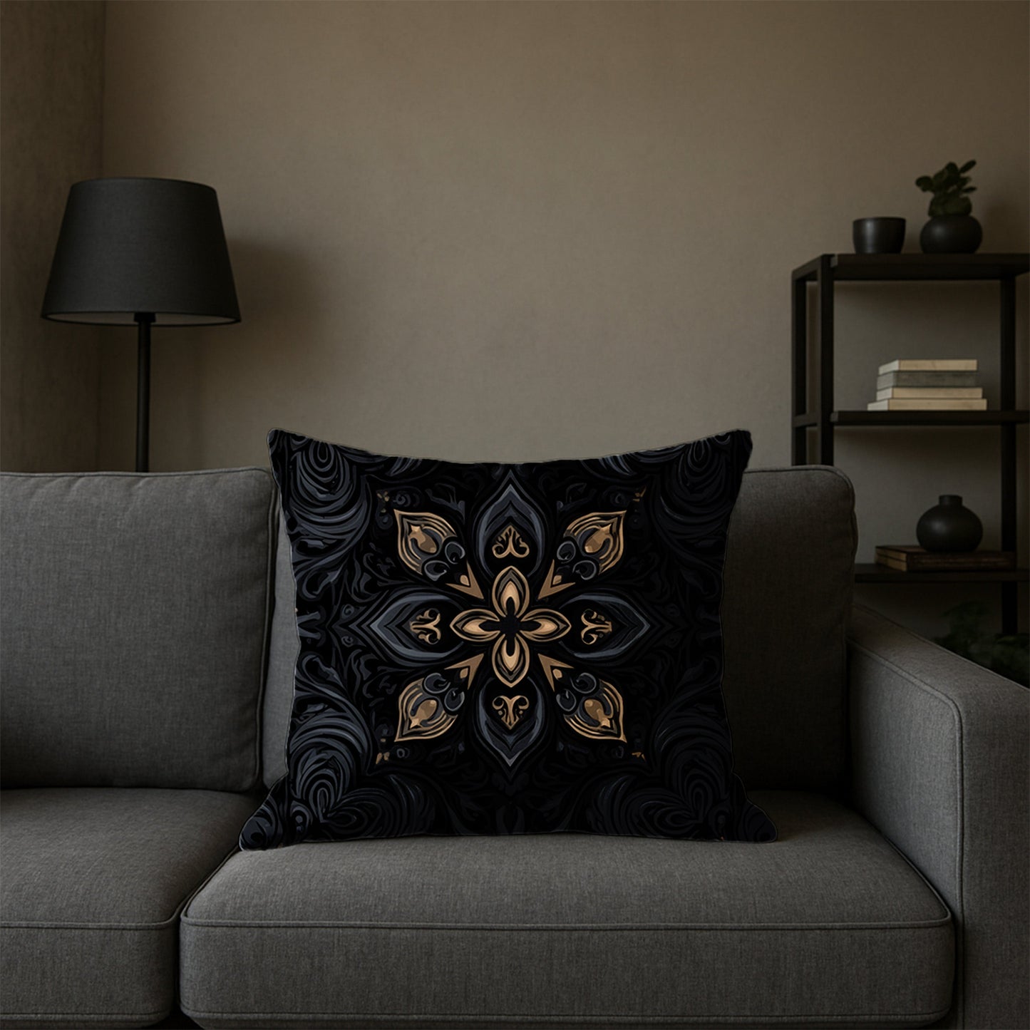 Elegant Swirl Pattern Pillow