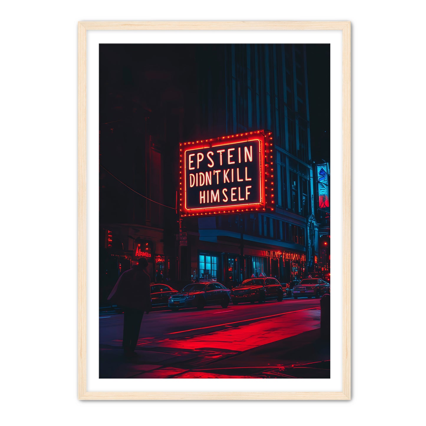 Epstein Didn't Kill Himself Wall Art