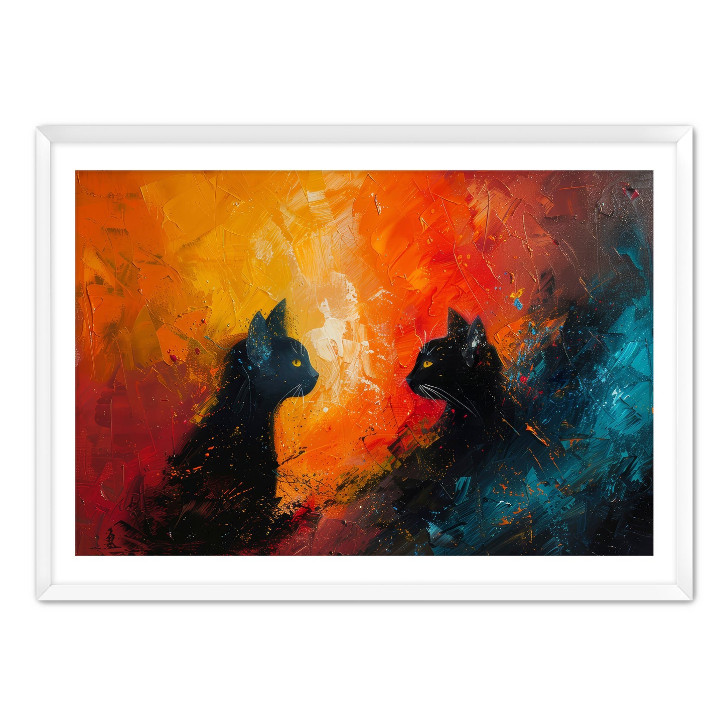 Face Off Wall Art