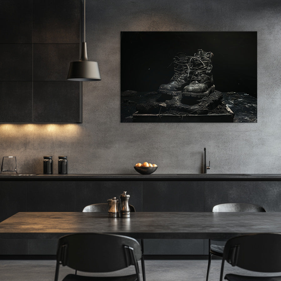 Gothic Boots Wall Art