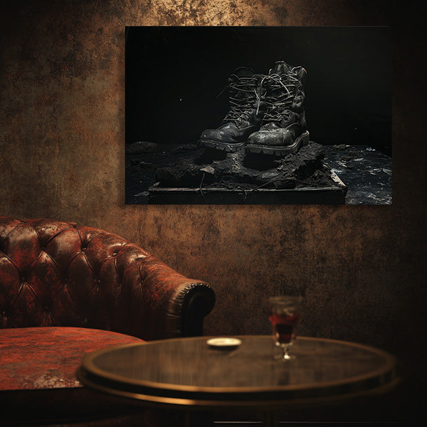 Gothic Boots Wall Art