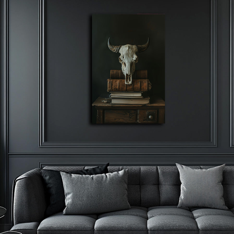 Buffalo and Books Wall Art