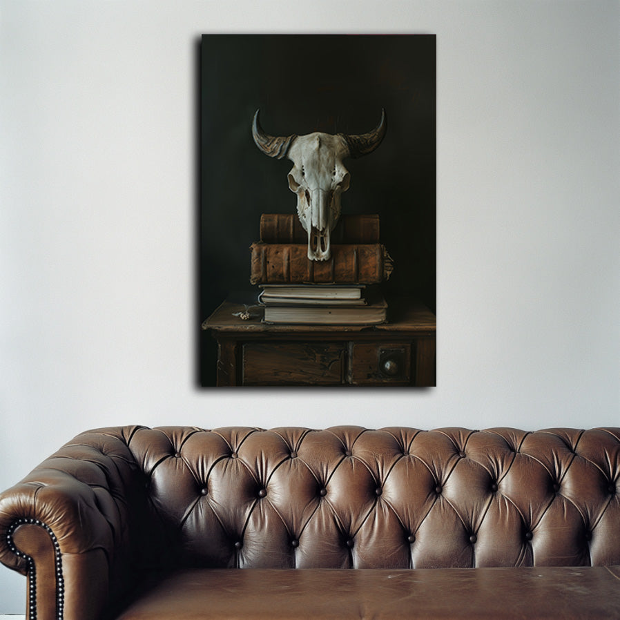 Buffalo and Books Wall Art