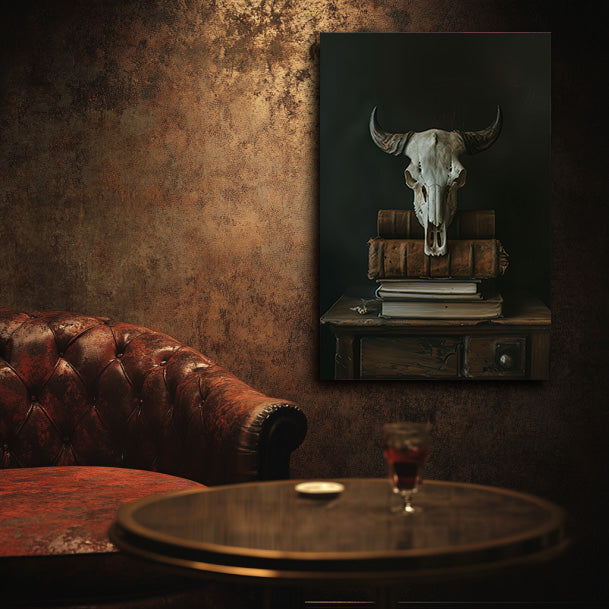 Buffalo and Books Wall Art