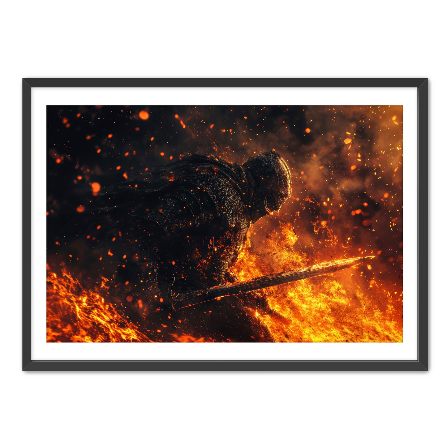Final Burning Wall Art