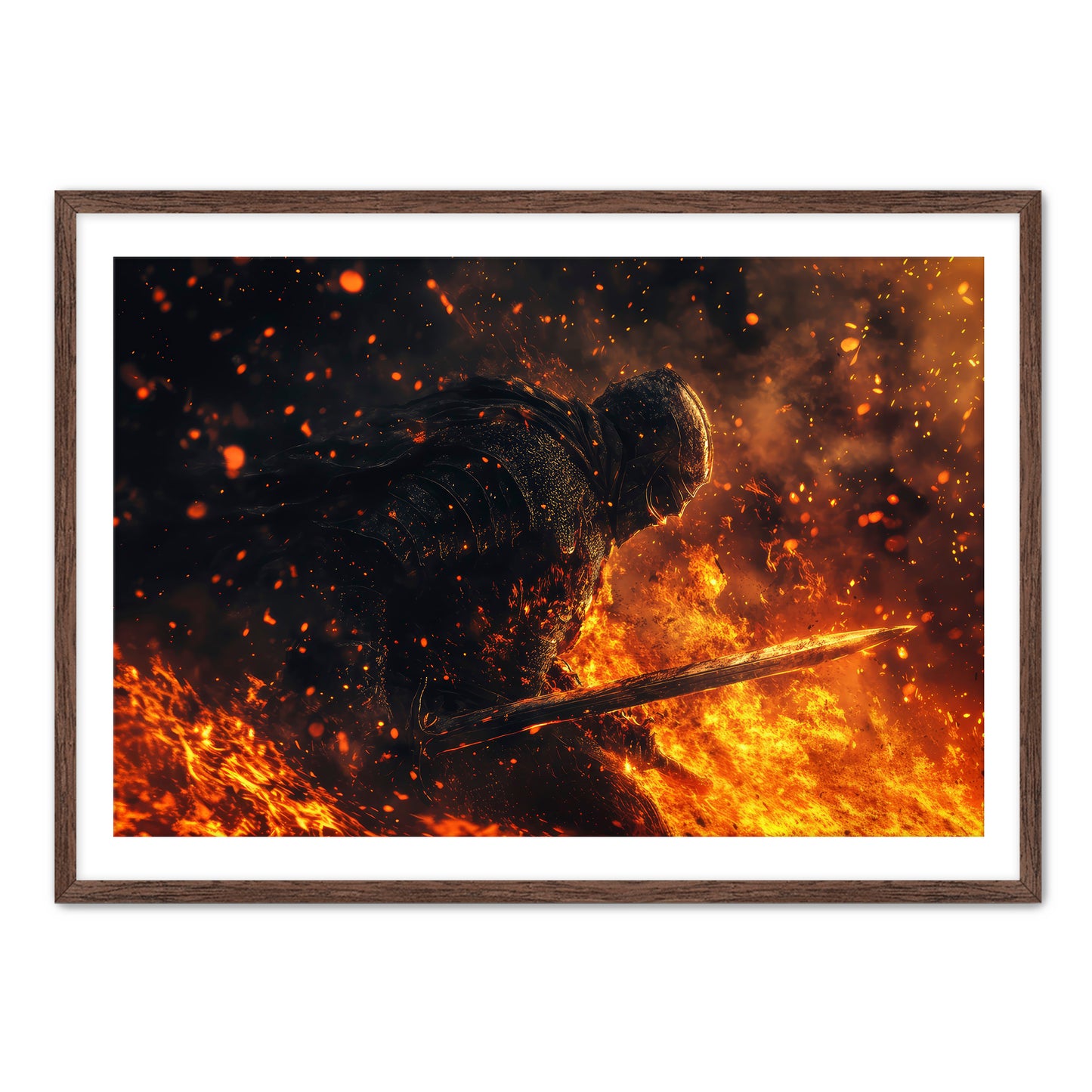 Final Burning Wall Art