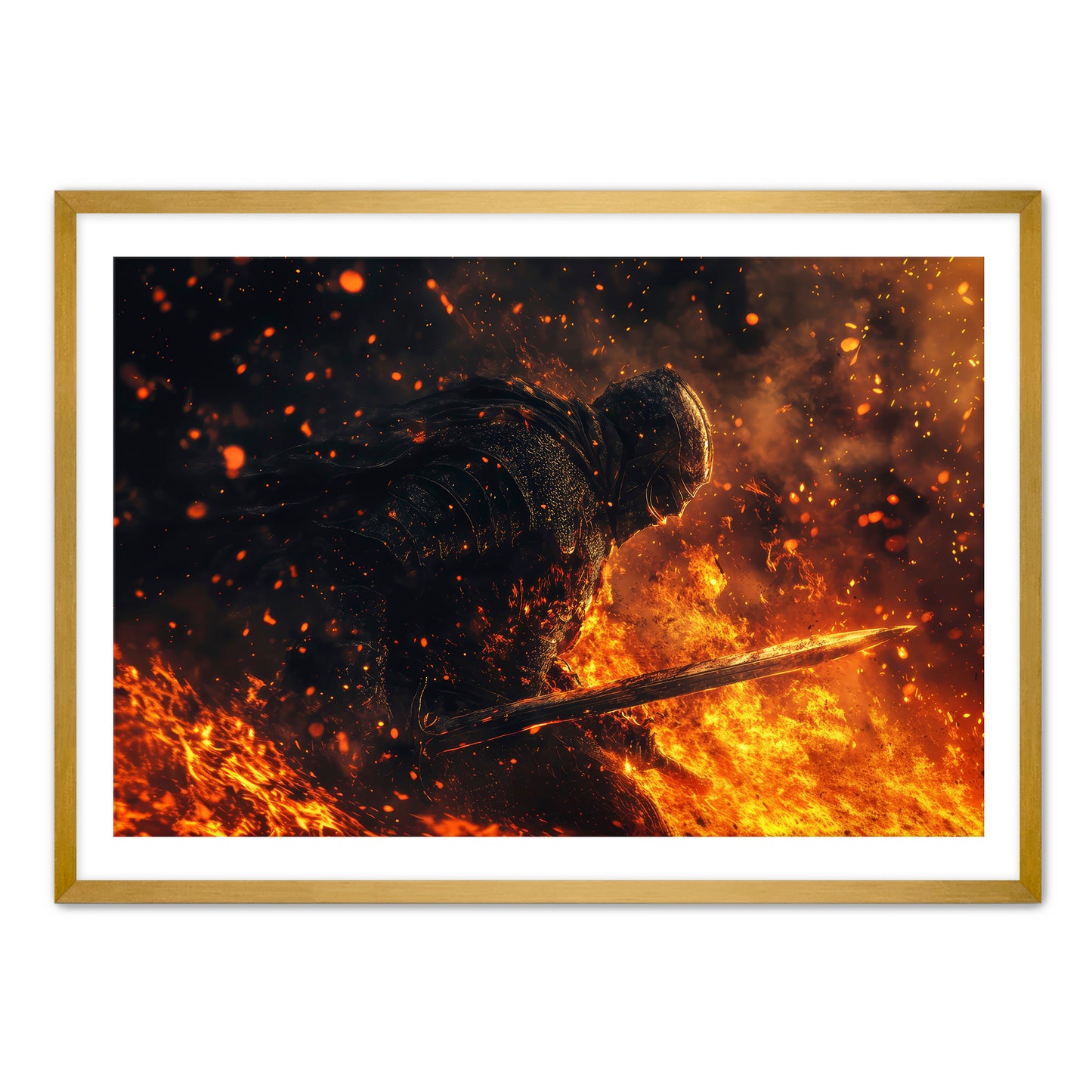 Final Burning Wall Art
